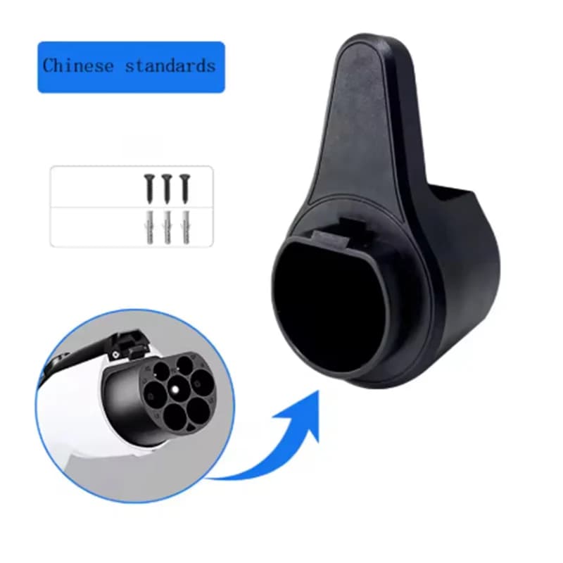 Supporto per caricabatterie GBT, organizer per cavi Tesla, supporto per cavo Ev per montaggio a parete compatibile con caricabatterie modello Tesla J1772
