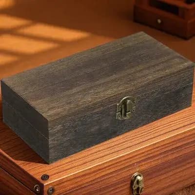 Rectangular Wooden Jewelry Box Natural Material Delicate Design Storage Organizer for Bracelets Watches Gift Display Packaging