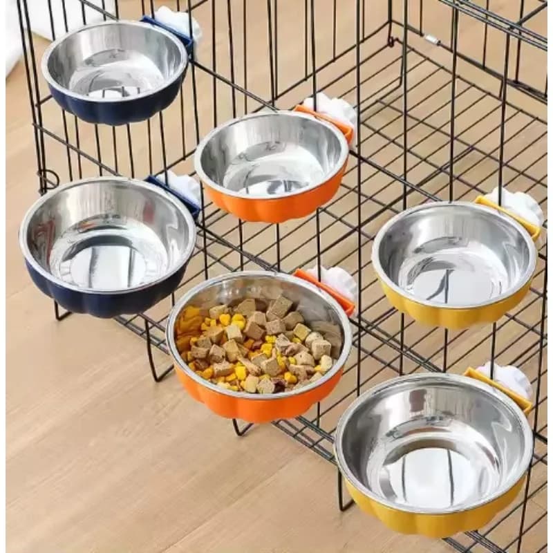 Ciotole per Animali Domestici a Doppia Parete, Resistenti, con Fondo Antiscivolo, in Acciaio Inox, per Cibo e Acqua, Fornitura Diretta dalla Fabbrica