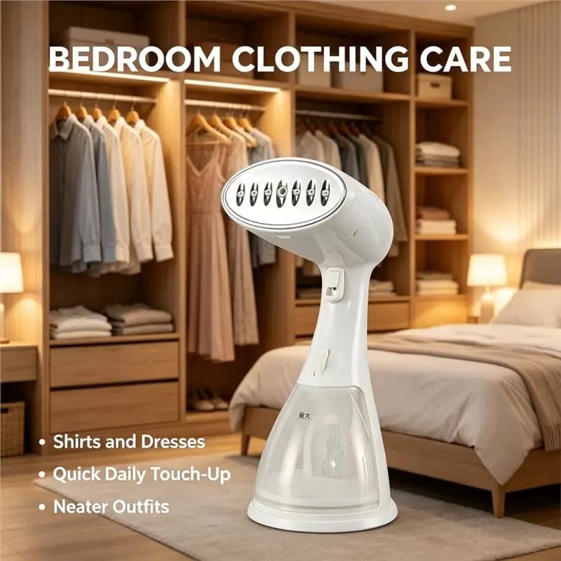 Promotion!Portable Travel Handheld Steamer For Clothes,Garment Wrinkle Remover,Strong Penetrating Fabric Steamer,For Home US Plu