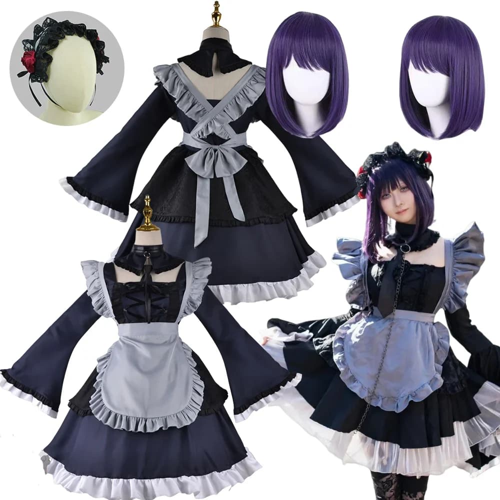 My Dress-Up Darling Cosplay Costume - Wakana Gojo & Hina Kuroe Outfit, Devil Girl Set for Women, Halloween Carnival