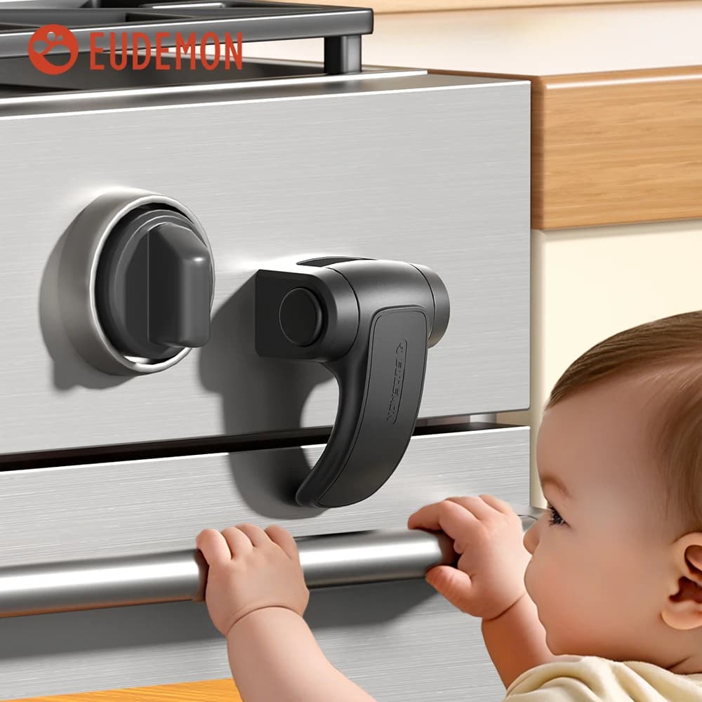EUDEMON 1PC Baby Proofing Oven Door Lock Kids Safety Oven Door Stopper Protection Safety Locks Prevent Baby from Opening Oven