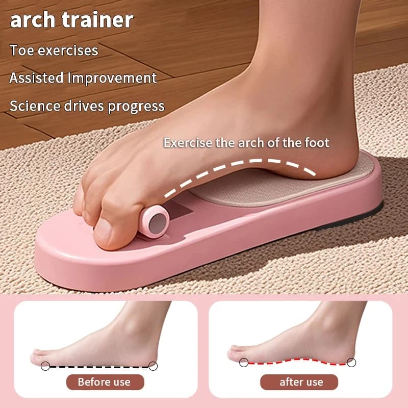 Rullo per esercizi ai piedi per dimagrire polpacci e gambe, massaggiatore portatile per piedi e allenatore muscolare per il fitness a casa