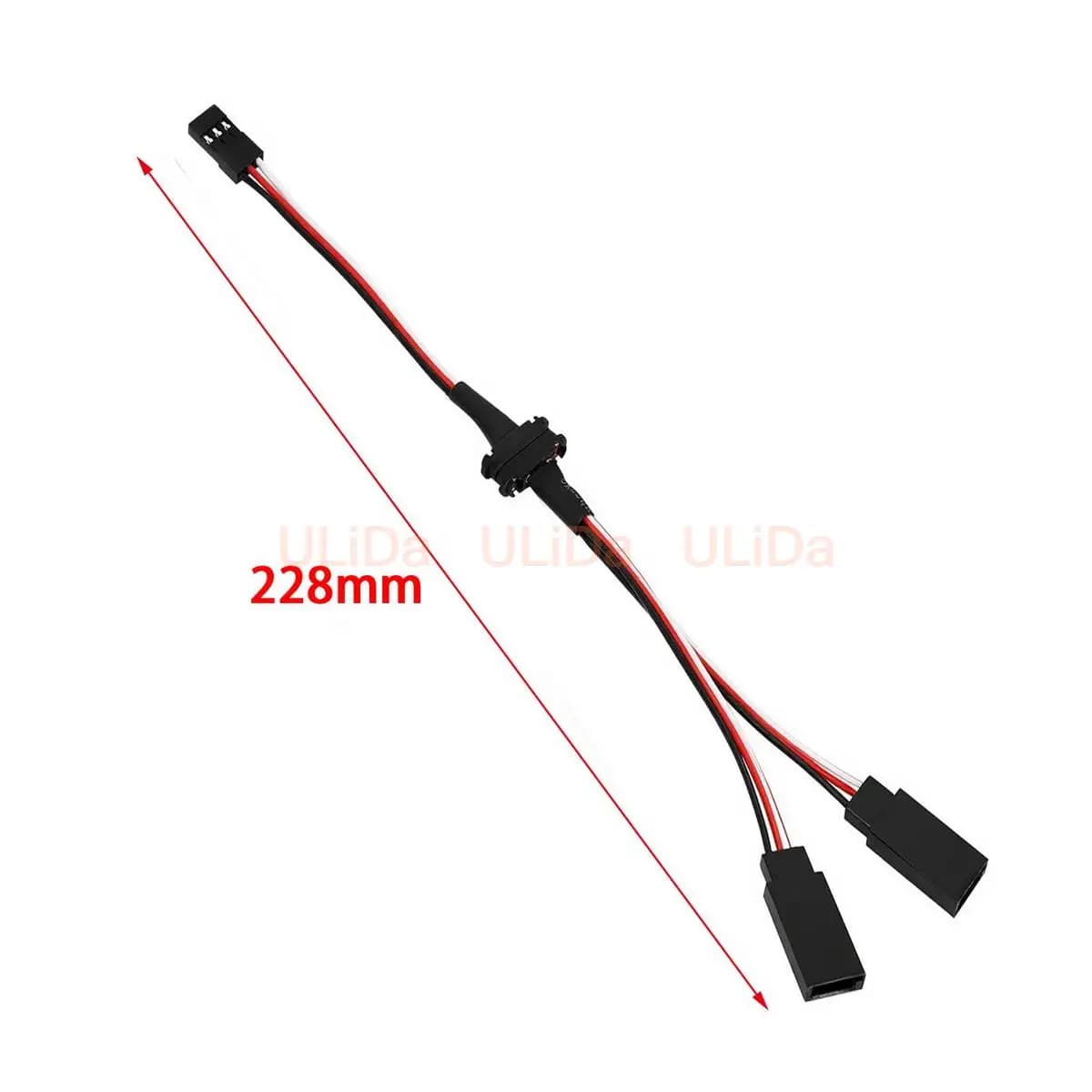 Cavo da 1to2 Y Cavo di prolunga magnetico 3 pin JR Splitter da maschio a femmina per giocattoli RC Auto Aereo Elicottero Barca Quadcopter