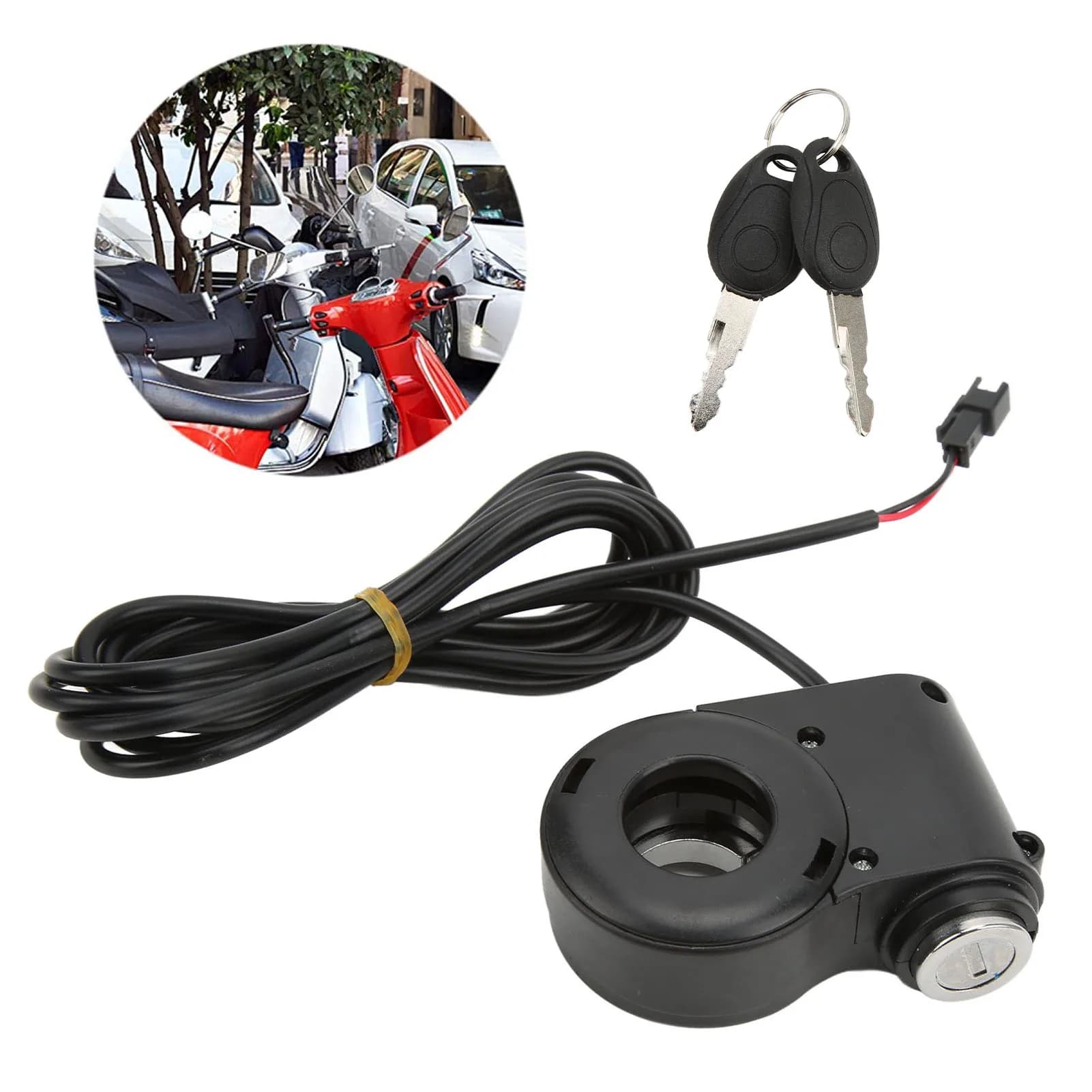 Kit di blocco pollice per scooter elettrici 12/24/36/48V con manubrio per scooter elettrici