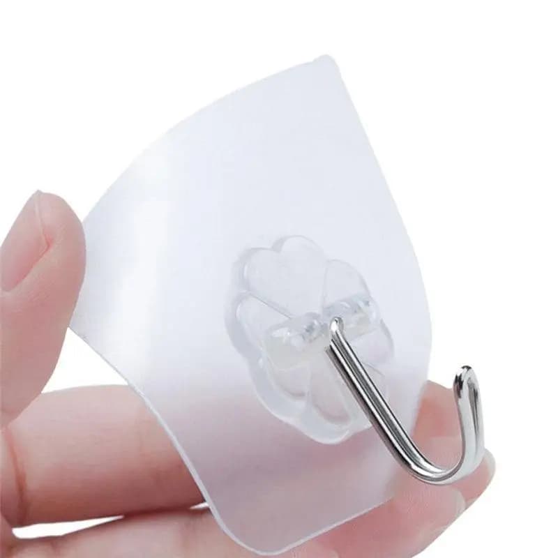 6 pezzi forte ventosa trasparente ventosa ganci per asciugamani antiruggine ganci da parete gancio per cucina bagno forniture per la cucina di casa