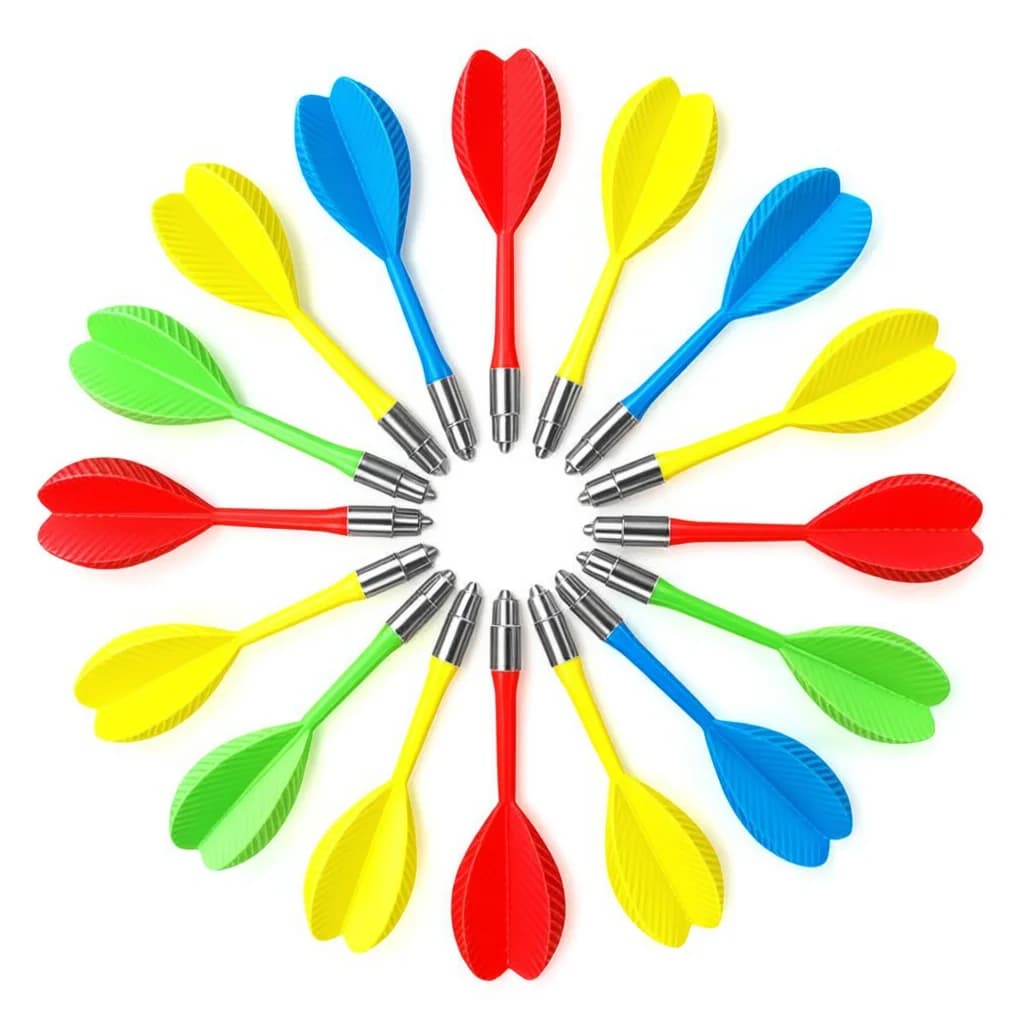 Set di 12 freccette magnetiche di ricambio per tavoletta magnetica, accessori per giochi da interno, regalo per adulti e bambini