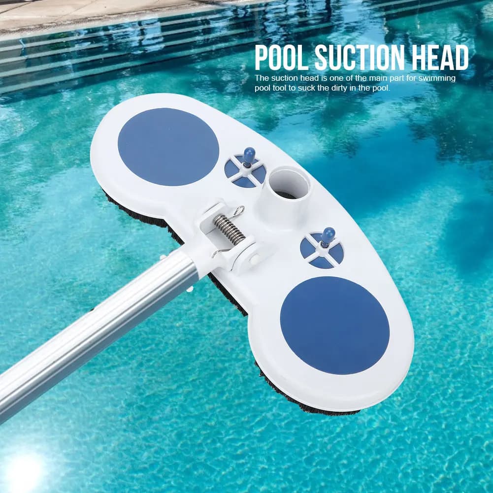 Kit professionale per la pulizia della piscina da 13 pollici Accessorio per la pulizia dello stagno con testa di aspirazione della piscina