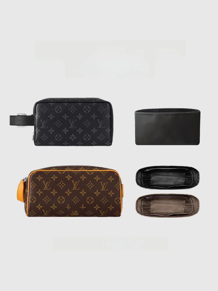 Lightweight Nylon Inner Bag for LV Dopp Kit Wash Bag Cosmetic Bag Storage Silk Pouch Suitable for Various Purposes