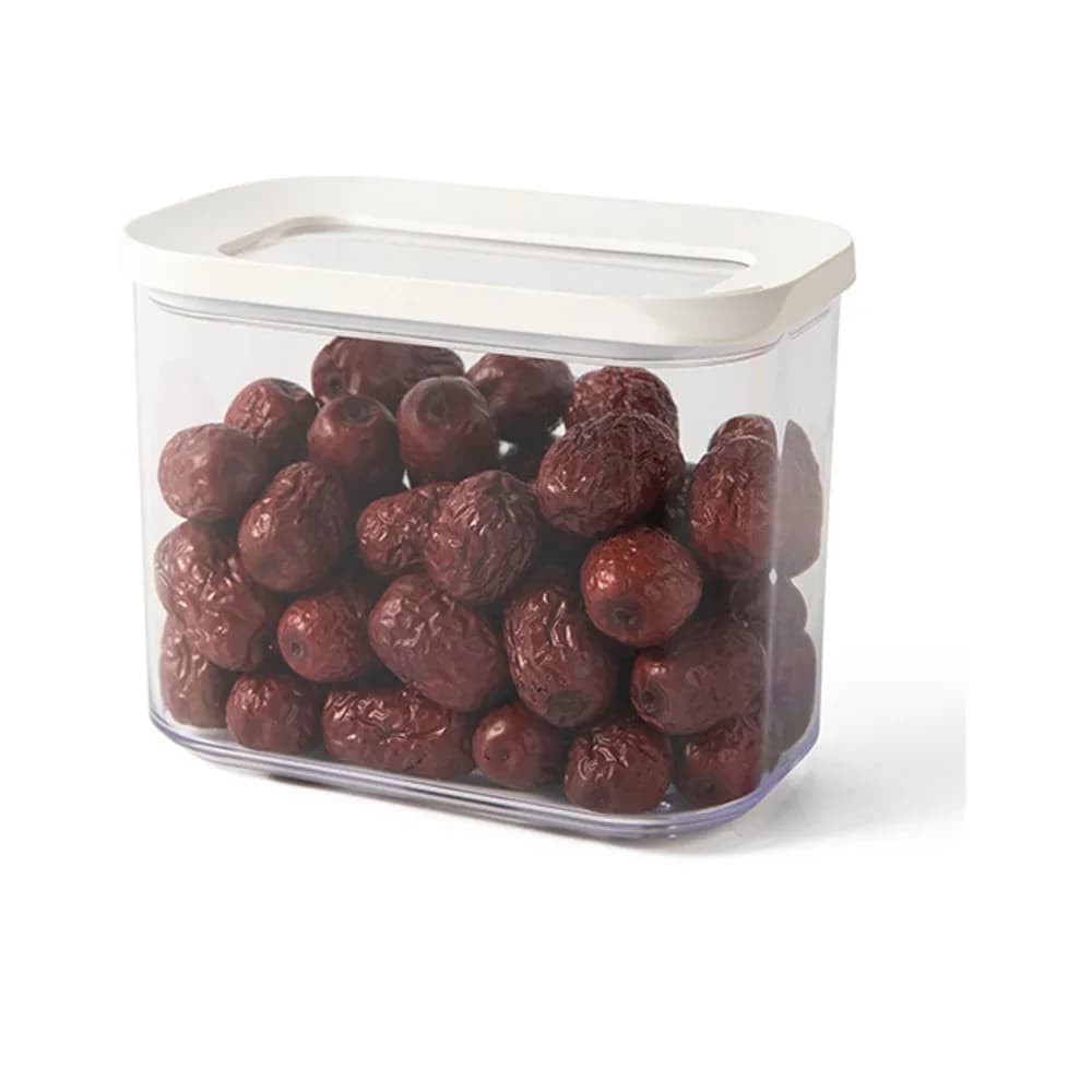 Contenitore Ermetico per Alimenti da 1000ml in PET Trasparente con Coperchio Sigillato