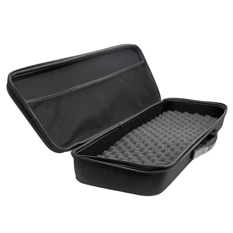 ABHS fishing rod transport bag, rigid cover for rods and reels with integrated foam cushion for easy transport