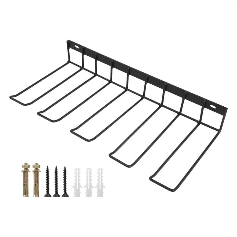 A25I-Organizzatore per utensili elettrici Scaffale per rack di stoccaggio per trapano Supporto per trapano elettrico resistente montato a parete per stazione di ricarica per trapano
