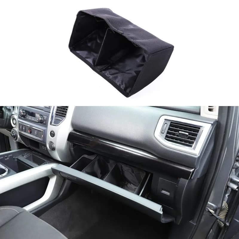2 Pieces Organizer for Vano Bearings Side Oxford Fabric Passenger for Nissan Titan 2016-2023, Stock Exchange, Car Accessories