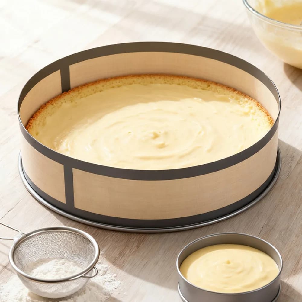 ‌ Tappetino in Silicone per Pasticceria con Rivestimento Antiaderente, Forma Rotonda per Cottura Uniforme, Ideale per Stendere Impasti, Preparare Biscotti e Pizza