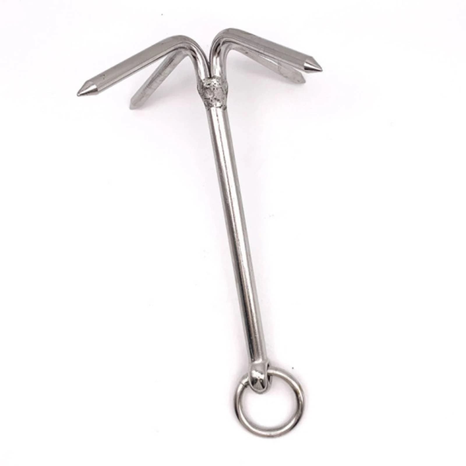 Folding Boat Anchor Portable Stainless Steel Folding Anchor Heavy-Duty Sturdy for Boaters, Boats, Yachts