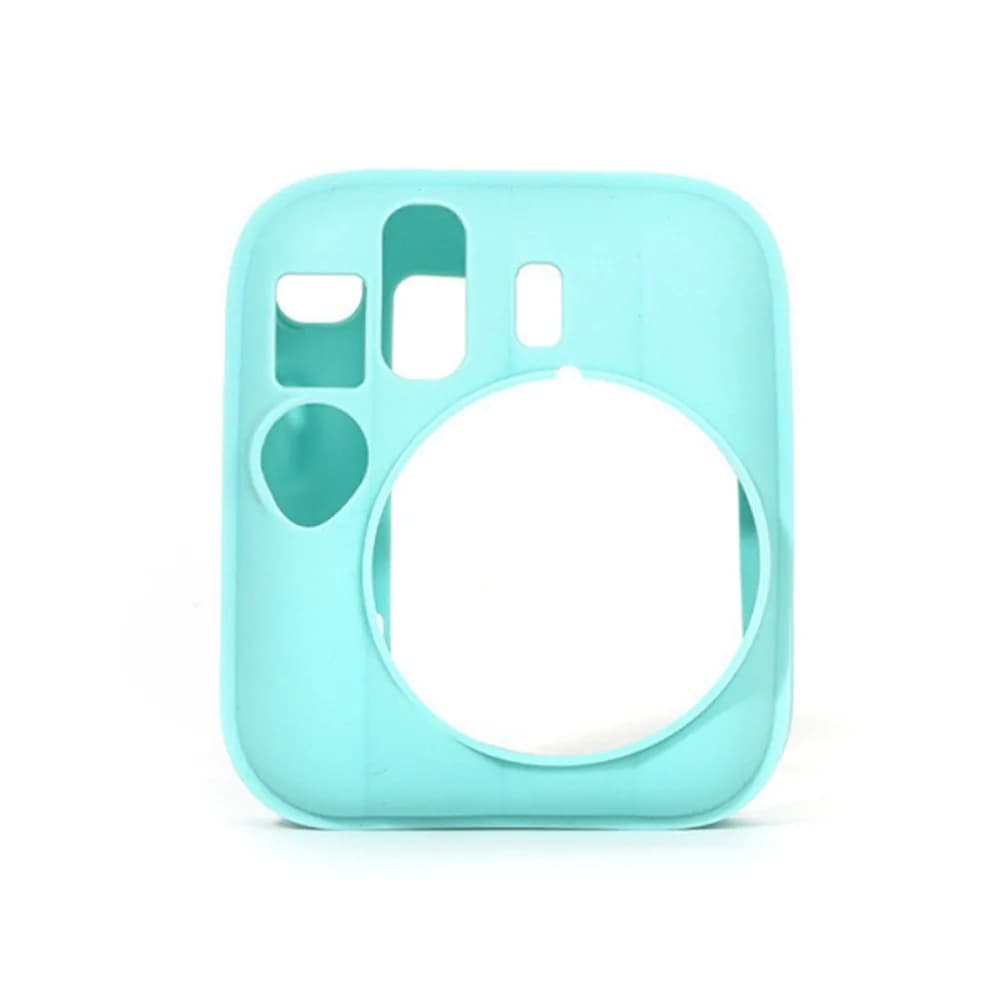 Silicone Instant Camera Case Solid Color Wear Resistant Camera Protector Shockproof Anti Scratch for Fujifilm Instax mini 13