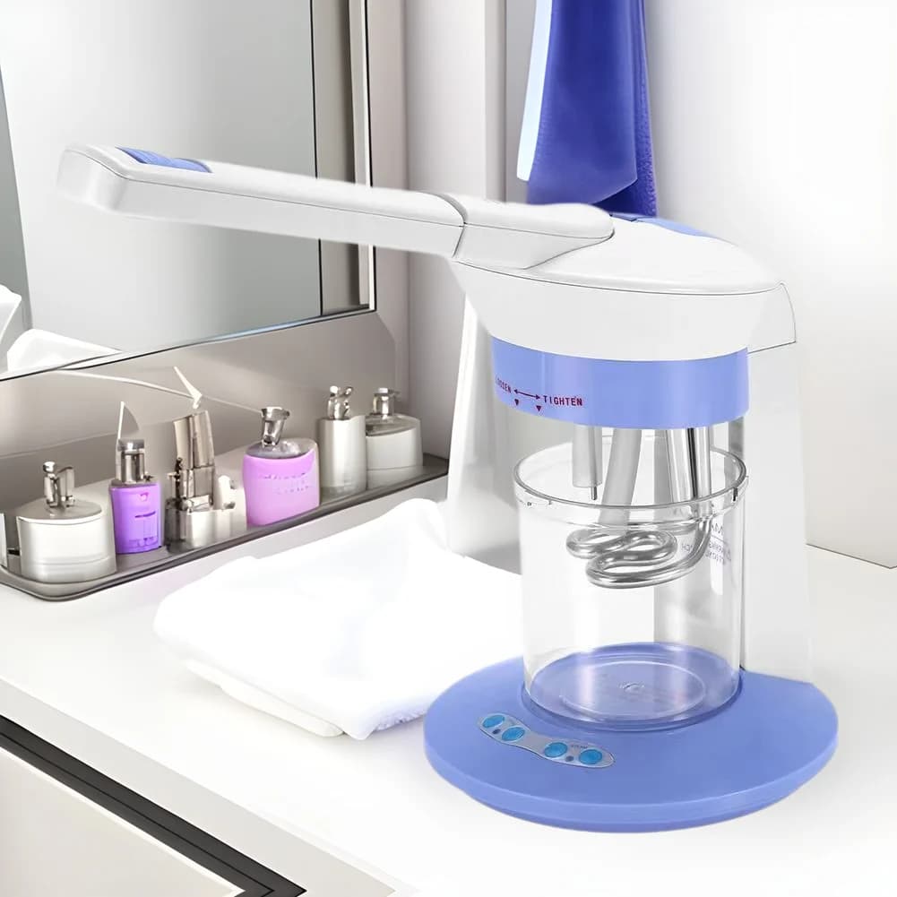 Professionale Ozono Vapore Viso Nano Caldo Nebbia Calda Spray Pelle Cottura A Vapore Pulizia Profonda Detergente Viso Sauna Idratazione Umidificatore