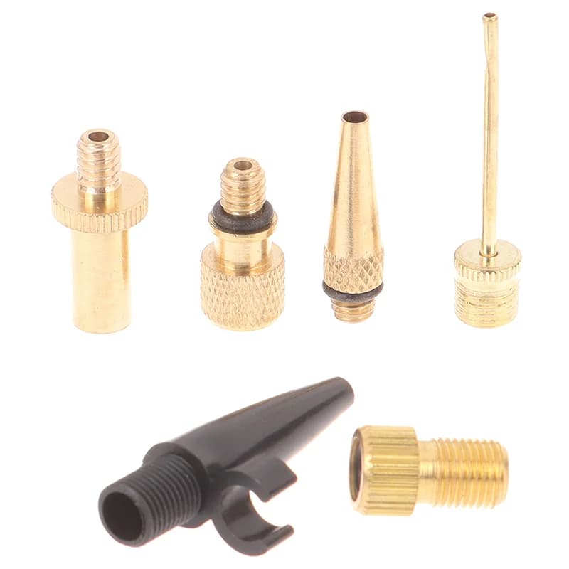 6 pcs/set Road bicycle tyres and MTB Inflating needles kit Needle tube Sports ball Basketball Football Volleyball Air pump tool