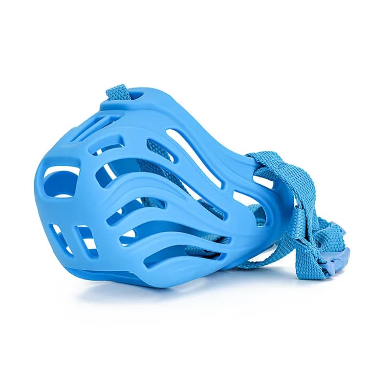 Soft Silicone Dog Muzzle Anti Bite Anti Bark Mouth Cover Adjustable Pet Safety Muzzle for Dogs