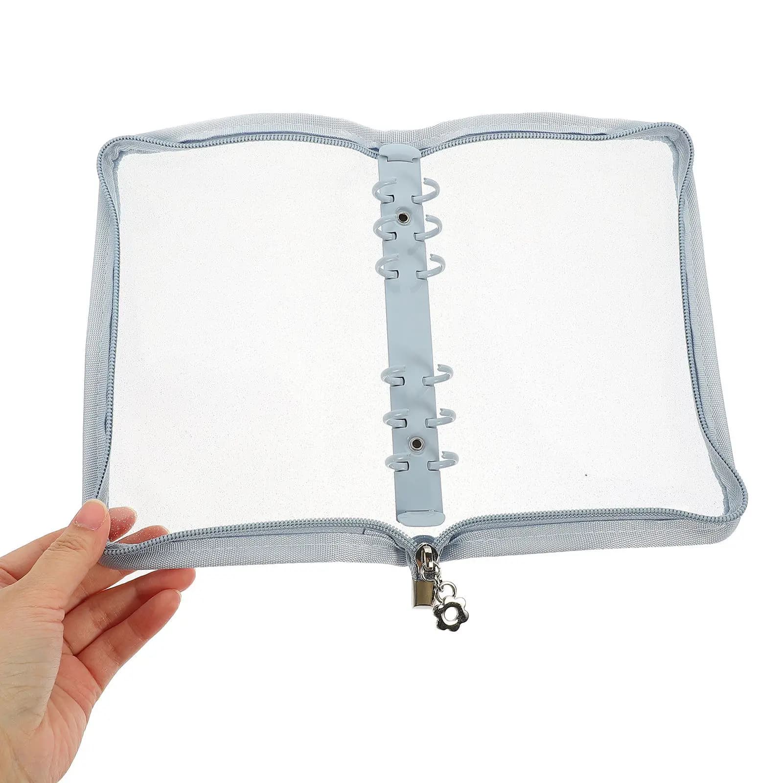 Copertina in PVC Antimacchia Facile da Pulire per Quaderni, Diari, Album, Planner a Fogli Mobili con 6 Anelli, Estetica per Scuola e Ufficio