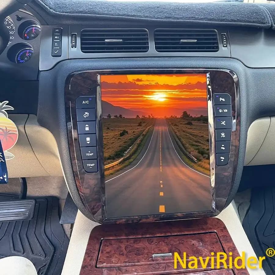 Autoradio Android con touchscreen da 13 pollici per GMC Yukon Chevrolet Tahoe Silverado 2007-2014, lettore video, Carplay, stereo per auto.