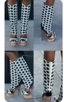 European Music Festival Music Festival Sexy tall Sandals Extra High Waterproof Platform Orange Boots Christmas Edition Boots