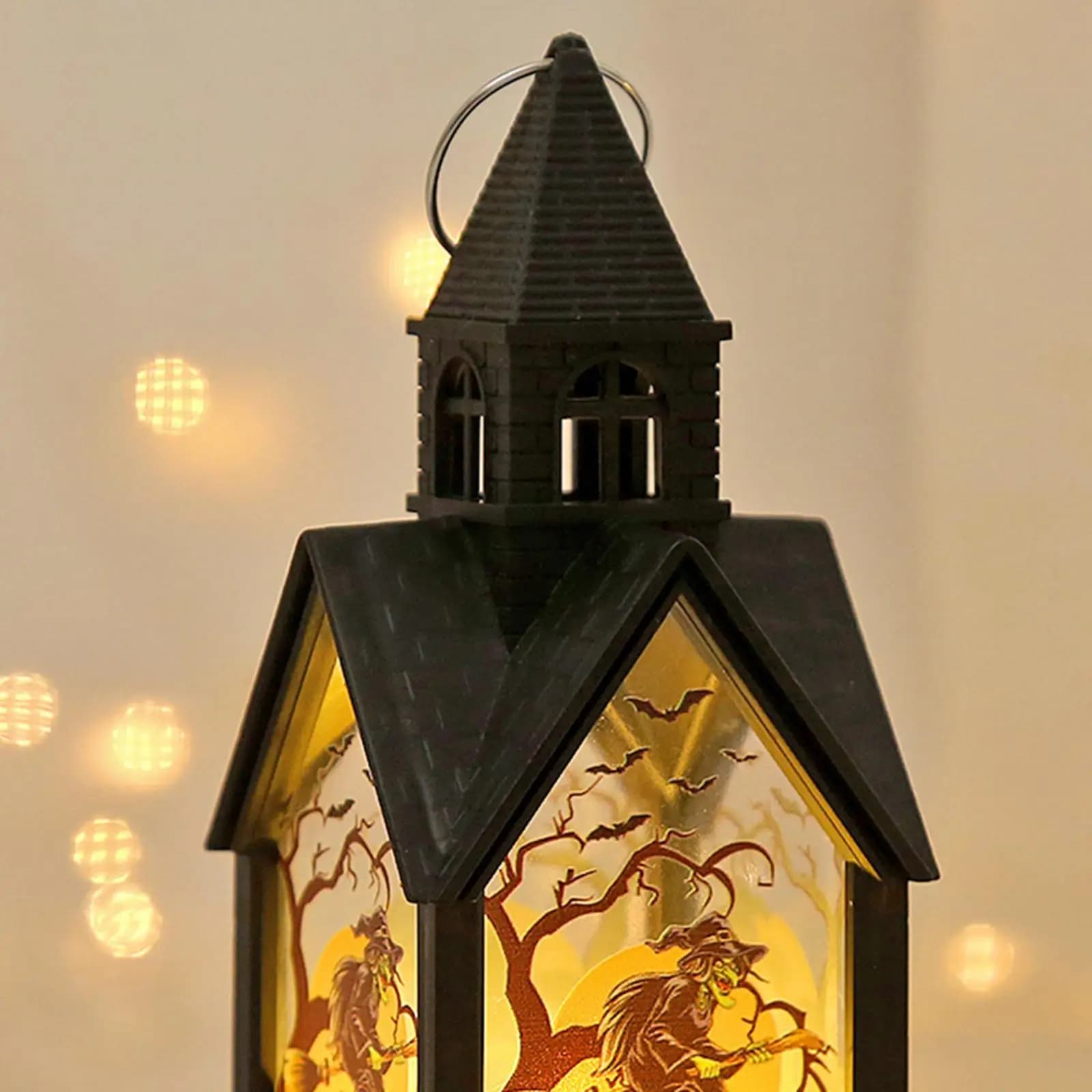 Halloween LED Light Decorative Halloween Outdoor Hanging Lamp Hanging Lamp Candle with LED for Backyard Party Cafe Garden Patio