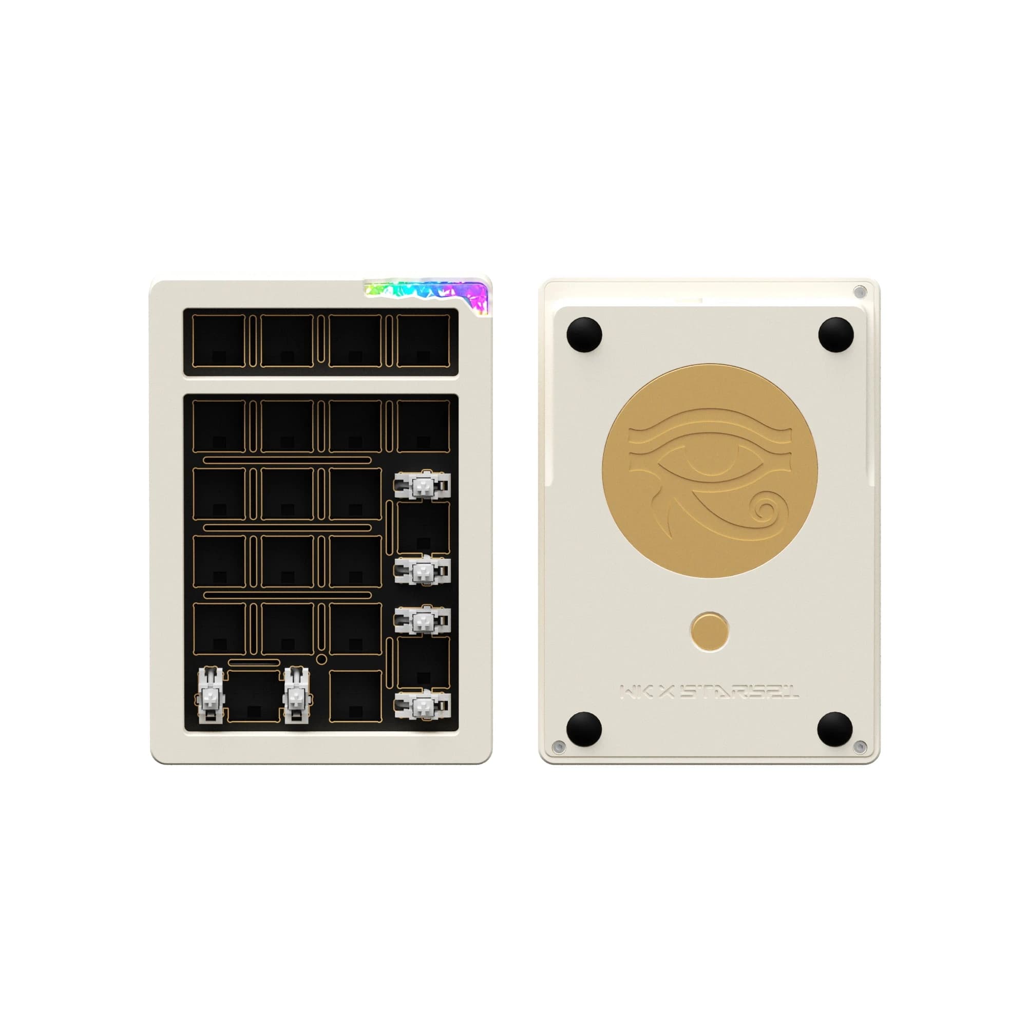 Weikav Stars21S Numpad Kits Mini Wireless Mechanical Keypad RGB Hot Swap Three Mode Aluminum Kits DIY E-sports Gaming Keyboard