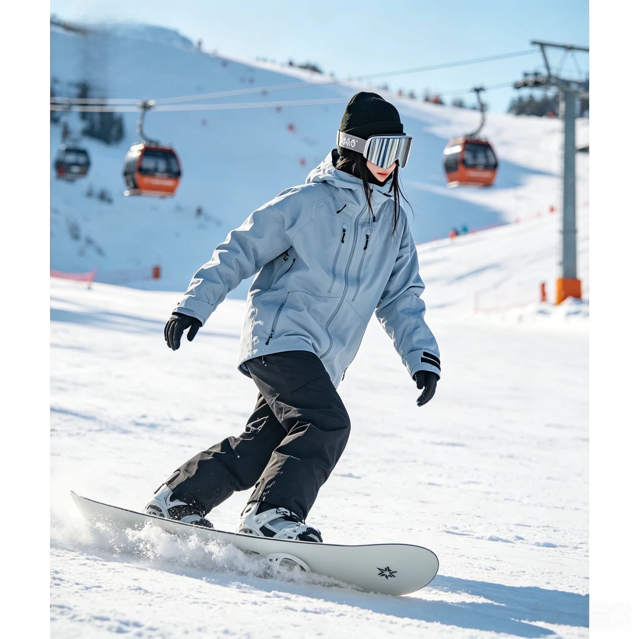 2026 John Snow Waterproof Windproof Hard Shell Ski Coat Fully Taped Seams Snowboard Jacket Unisex Winter Sports Outerwear