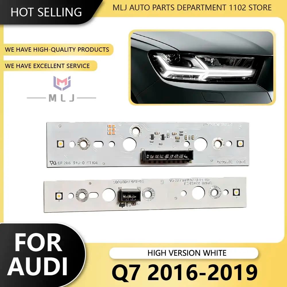 NUOVO Faro Modulo LED Bordo LED DRL Per AUDI Q7 2016 2017 2018 2019 2019 Modulo Luce Diurna Per Versione Alta
