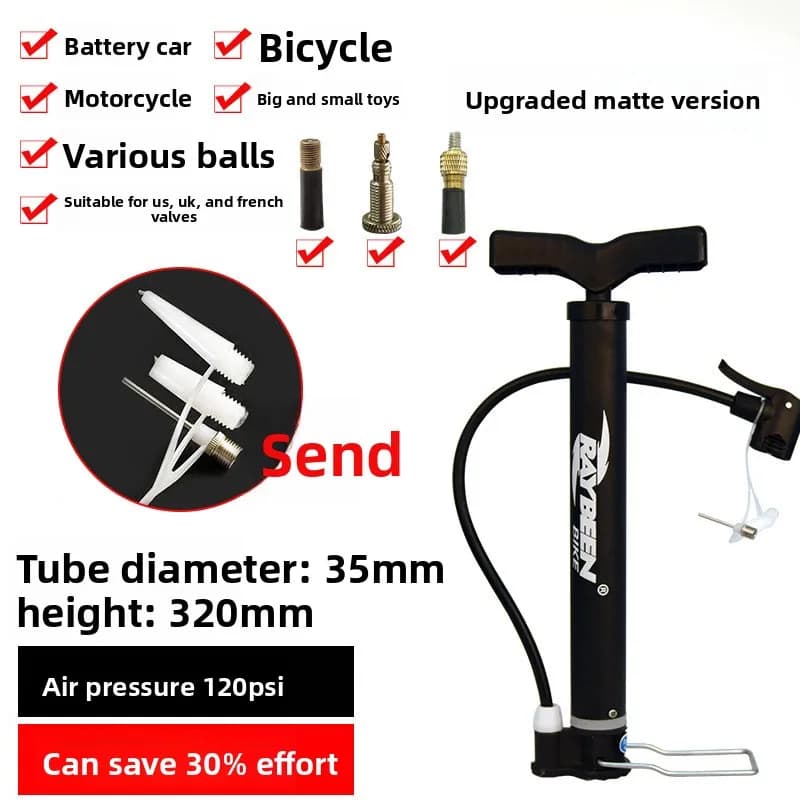Portable Mini Universal Air Pump Household Inflatable Pump for Bicycle Ball Multifunctional Inflator Sports Home Daily Accessory