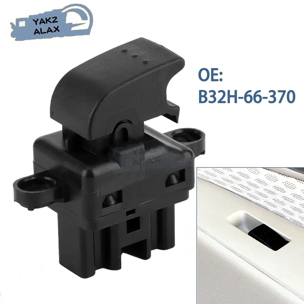 Per Mazda 3 2004-2009 Anteriore Destro Passeggero Posteriore Singola Finestra Interruttore di Controllo Pulsante B32H-66-370 B32H66370 Accessori Auto