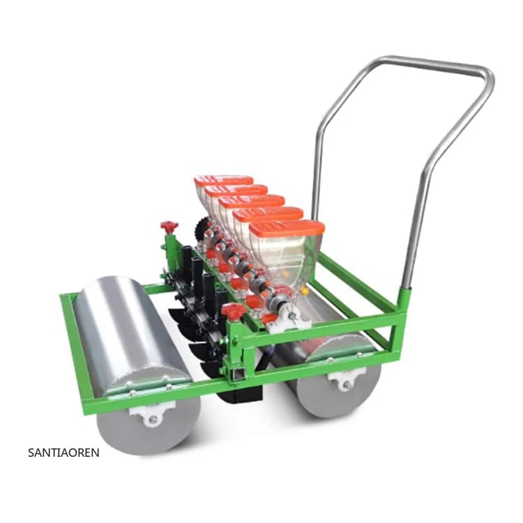 Seminatrice Manual a 2, 3, 4, 5, 6 File per Mais, Mile, Soy, Sorghum, Herbs and Flowers Seeds with Motor