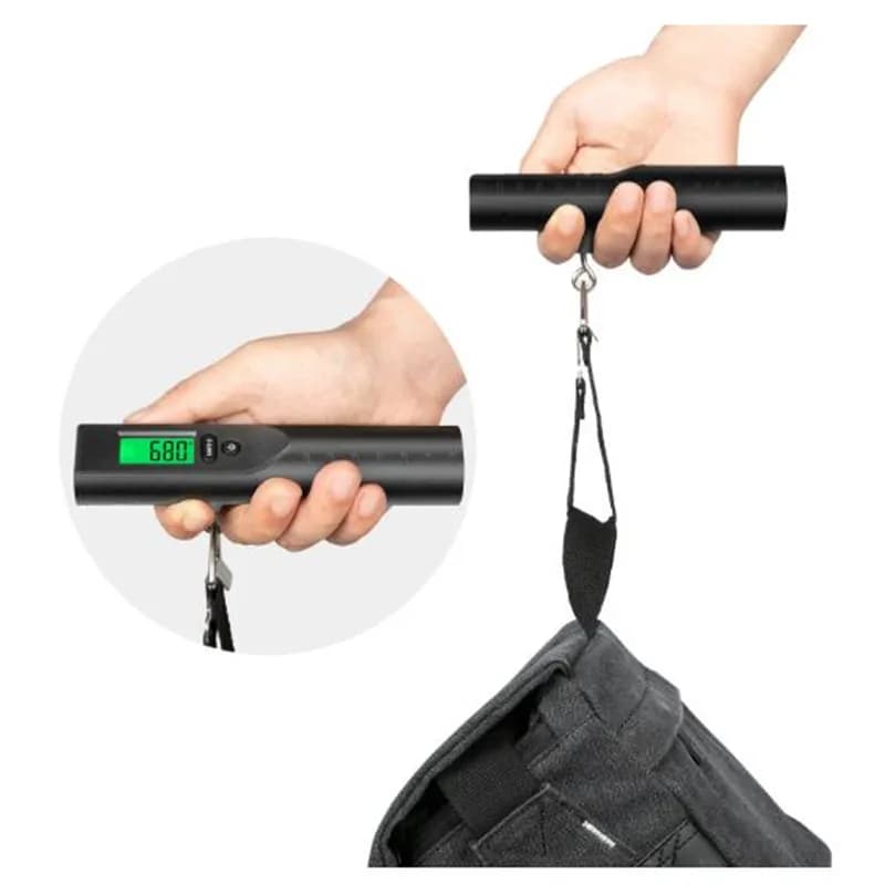 MIGLIORE Bagagli con torcia elettrica mobile Bilancia portatile da viaggio OW-38 Bilancia per bagagli tre in uno 2025