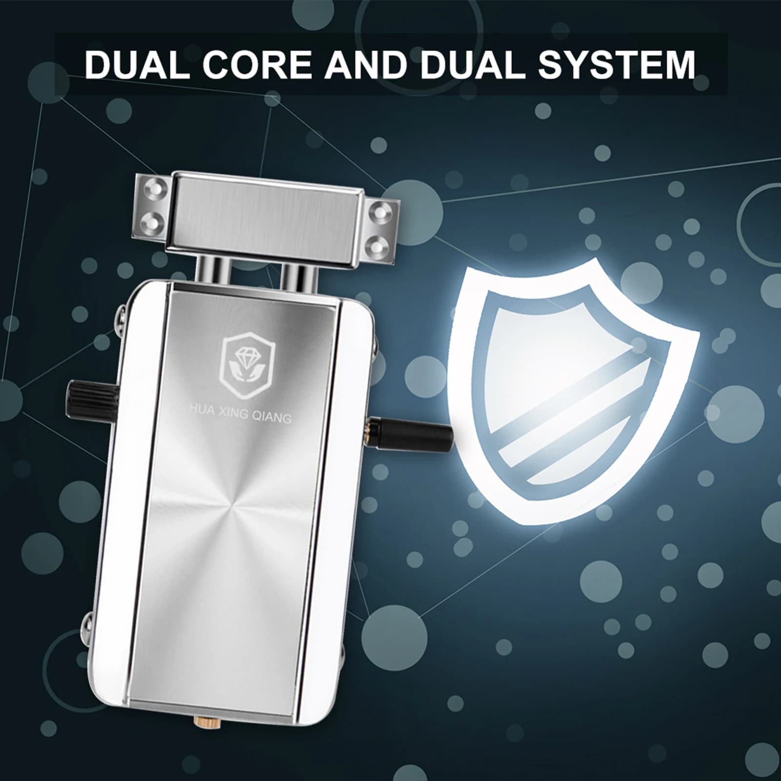 Kit serratura porta di casa Telecomando Ingresso senza chiave Serratura elettronica Sistema di controllo accessi con catenaccio antifurto wireless intelligente per la casa