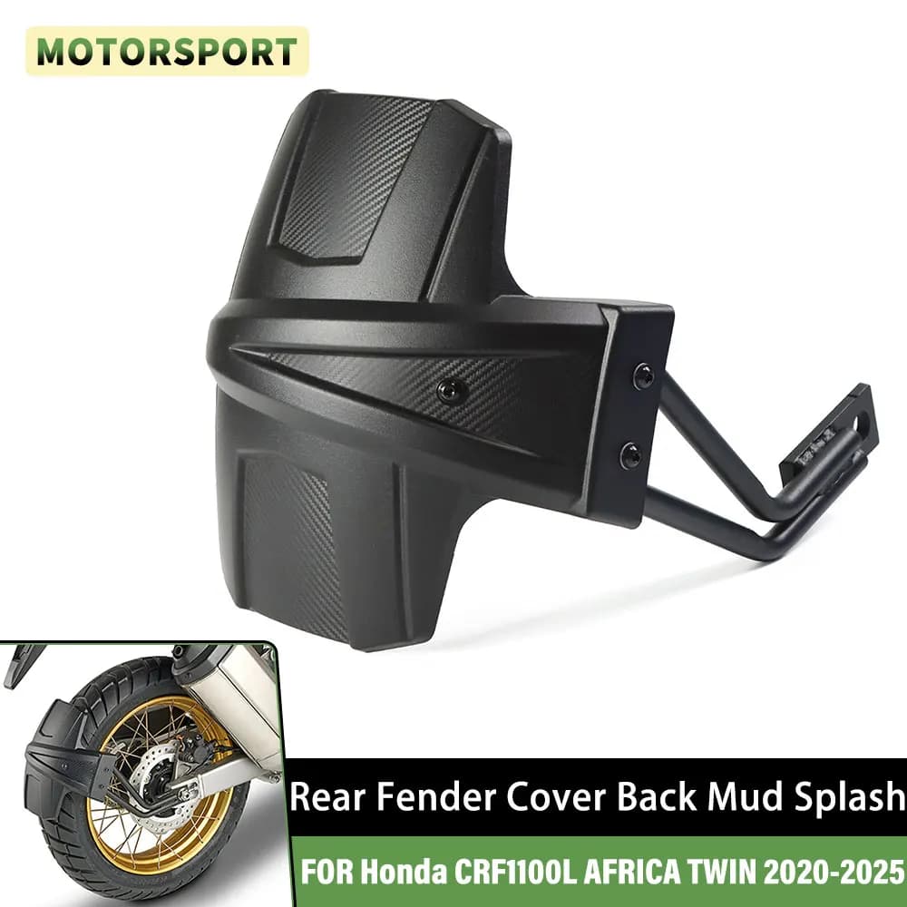 Moto Parafango Posteriore Della Copertura Posteriore Fango Splash Guard Protector Parafango Per Honda Africa Twin CRF1100L ADVENTURE SPORTS 2020-2025