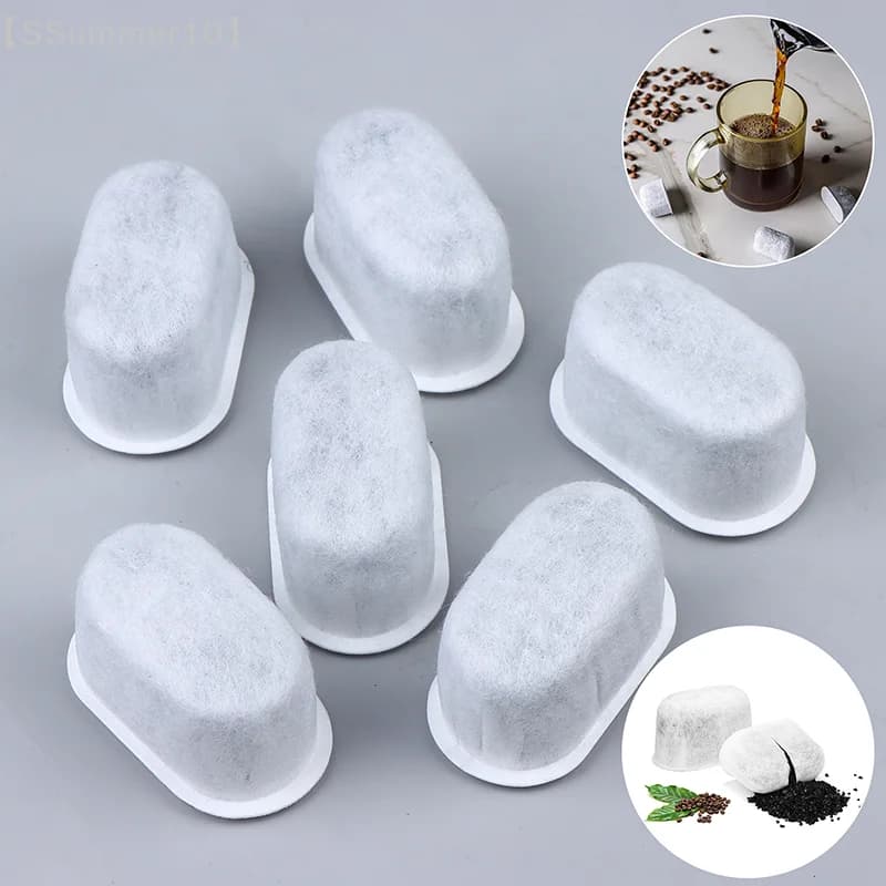 【SSummer10】For NINJA ES601 ES701 Espresso Coffee Machine Replacement Charcoal Water Filters 6/12PCS Coffee Filter【SS】