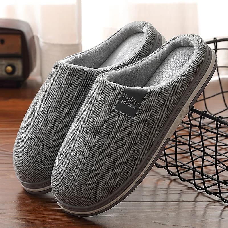 Big Size 48 49 Pantofole da casa calde da uomo Scarpe casual invernali da donna Scivoli morbidi Pantofole da pavimento per coppie Camera da letto interna Scarpe basse antiscivolo