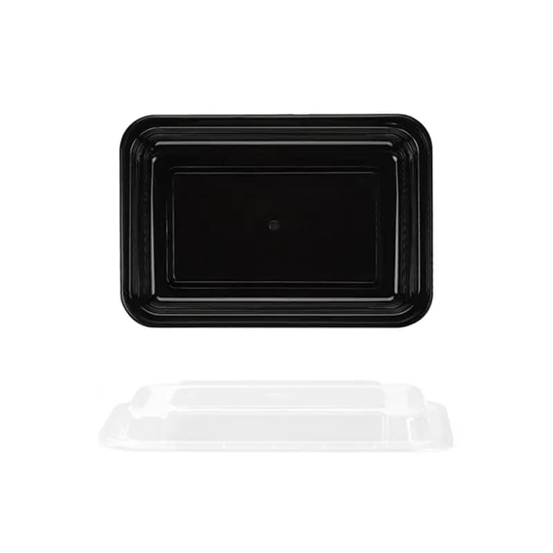 A20F-Contenitori riutilizzabili per la preparazione dei pasti Contenitori per alimenti sicuri per microonde con coperchi, scatola per Godishwasher e congelatore