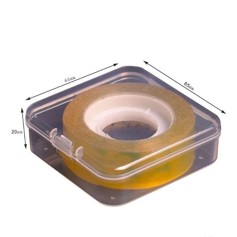 Scatole quadrate da 1 pz Mini scatola di imballaggio per contenitori per gioielli in plastica trasparente per orecchini perline piccoli oggetti