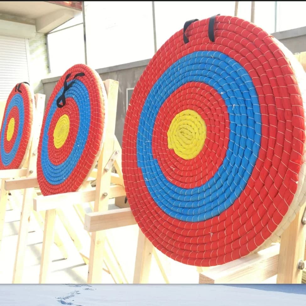 50CM Erba Paglia Bersaglio Composto/Arca Ricurva Frecce Tiro Formazione Puntamento Pratica Bersaglio Sport All'aria Aperta Tiro Con Arco Accessori