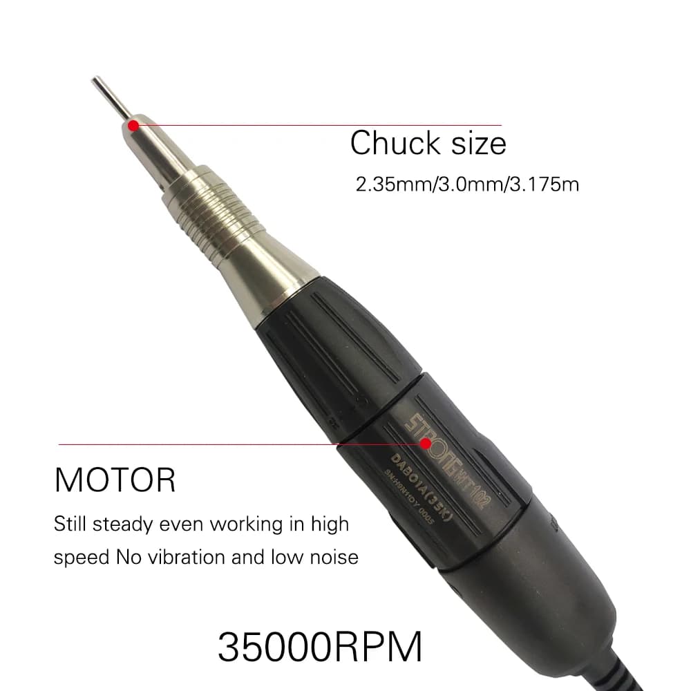 Manico per trapano per unghie manipolo pennello manico per penna manico per micromotore elettrico per macchina per smalto per unghie strumenti per la creazione di gioielli 102