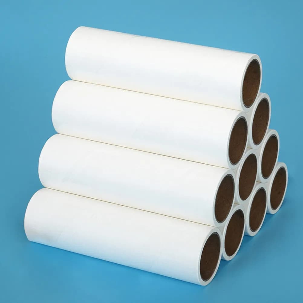 4Pcs Cleaning Tape Sticky Paper for Pet Hair Remover Rollers 19Cm Wide Oblique Tearing Design Lint Roller Accessory