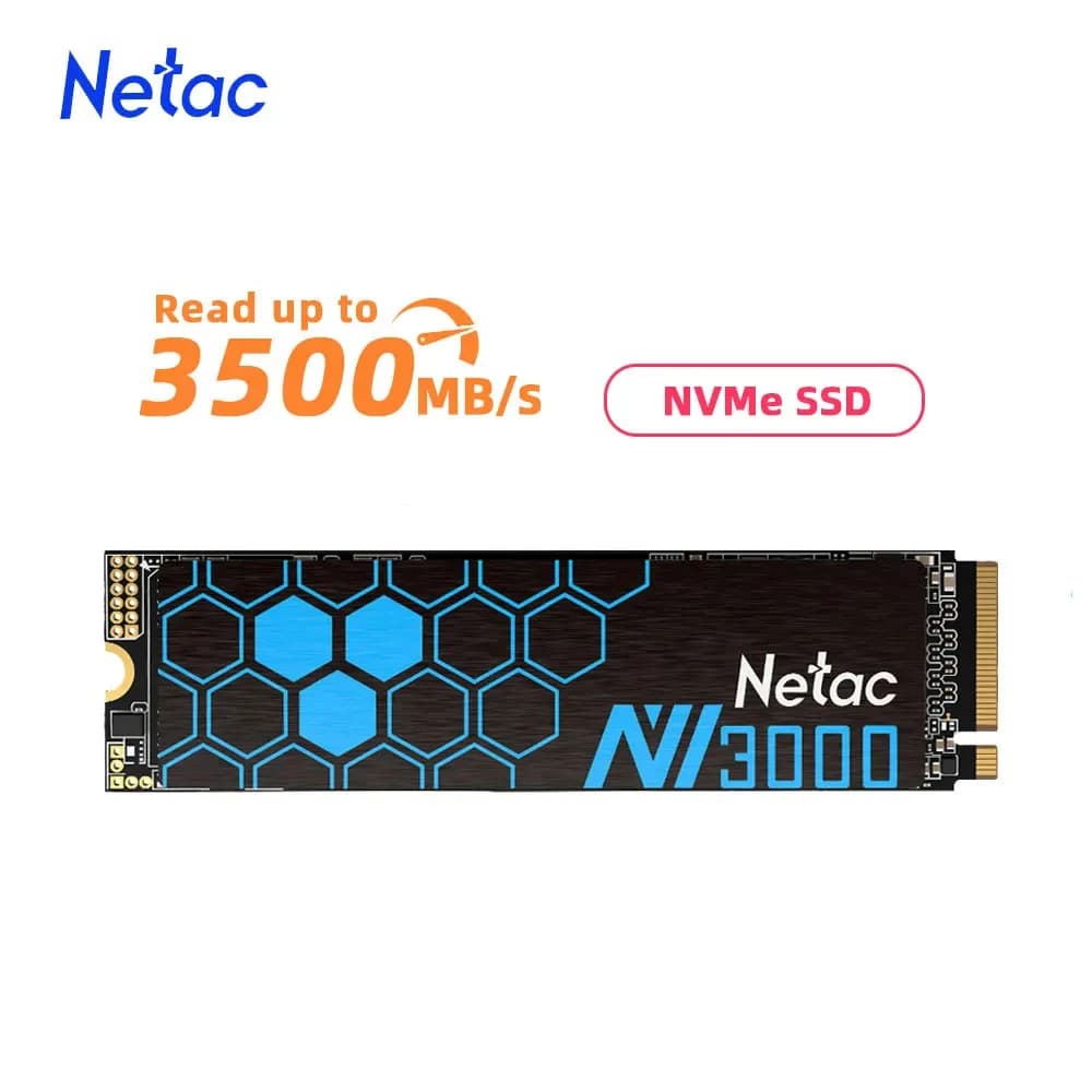 Netac SSD NVMe M2 250GB 500GB NVMe SSD 1TB 2TB M.2 2280 PCIe disco rigido interno a stato solido per Laptop Desktop