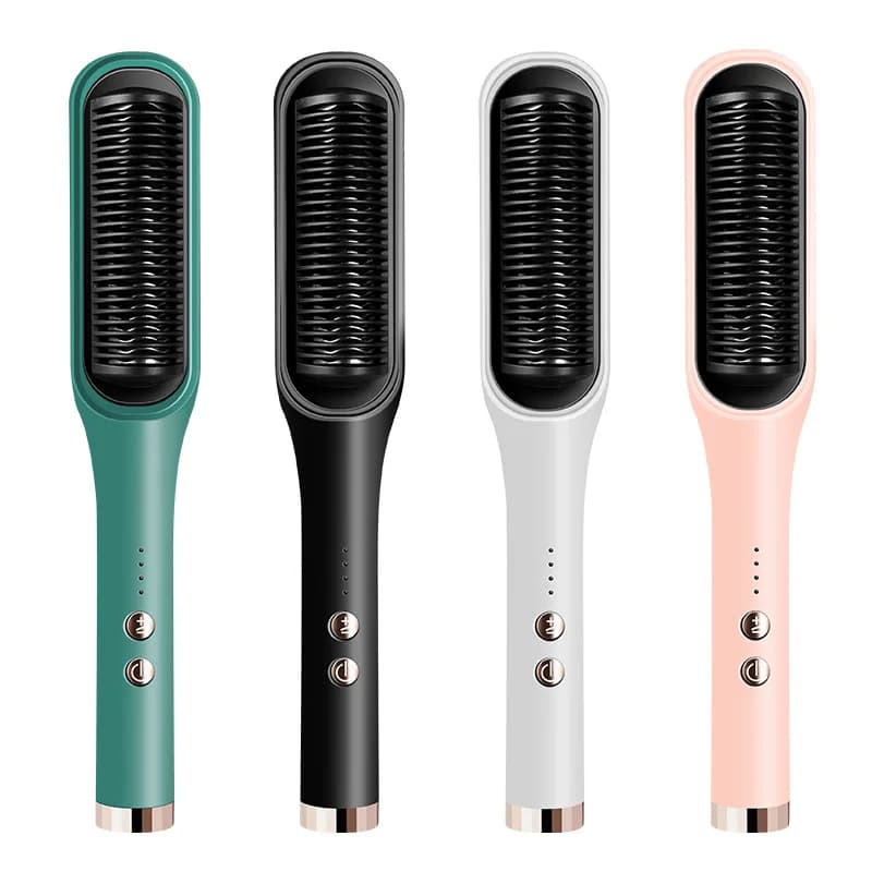 Brush hair brush for quick heating hair comb hot air plate for portable heated hair