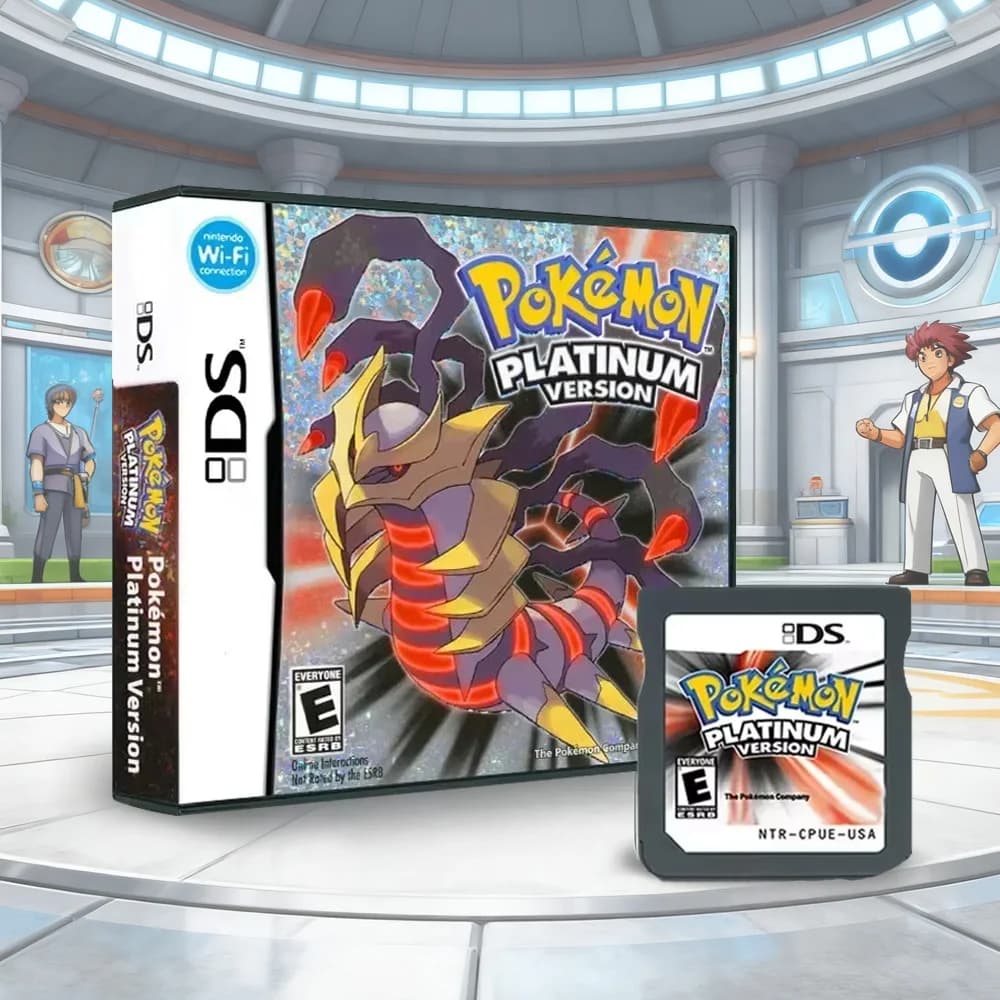 Pokemon NDS Gioco di carte Diamond Pearl Soul Silver Heart Gold Platinum Edizione USA (edizione carta R4)