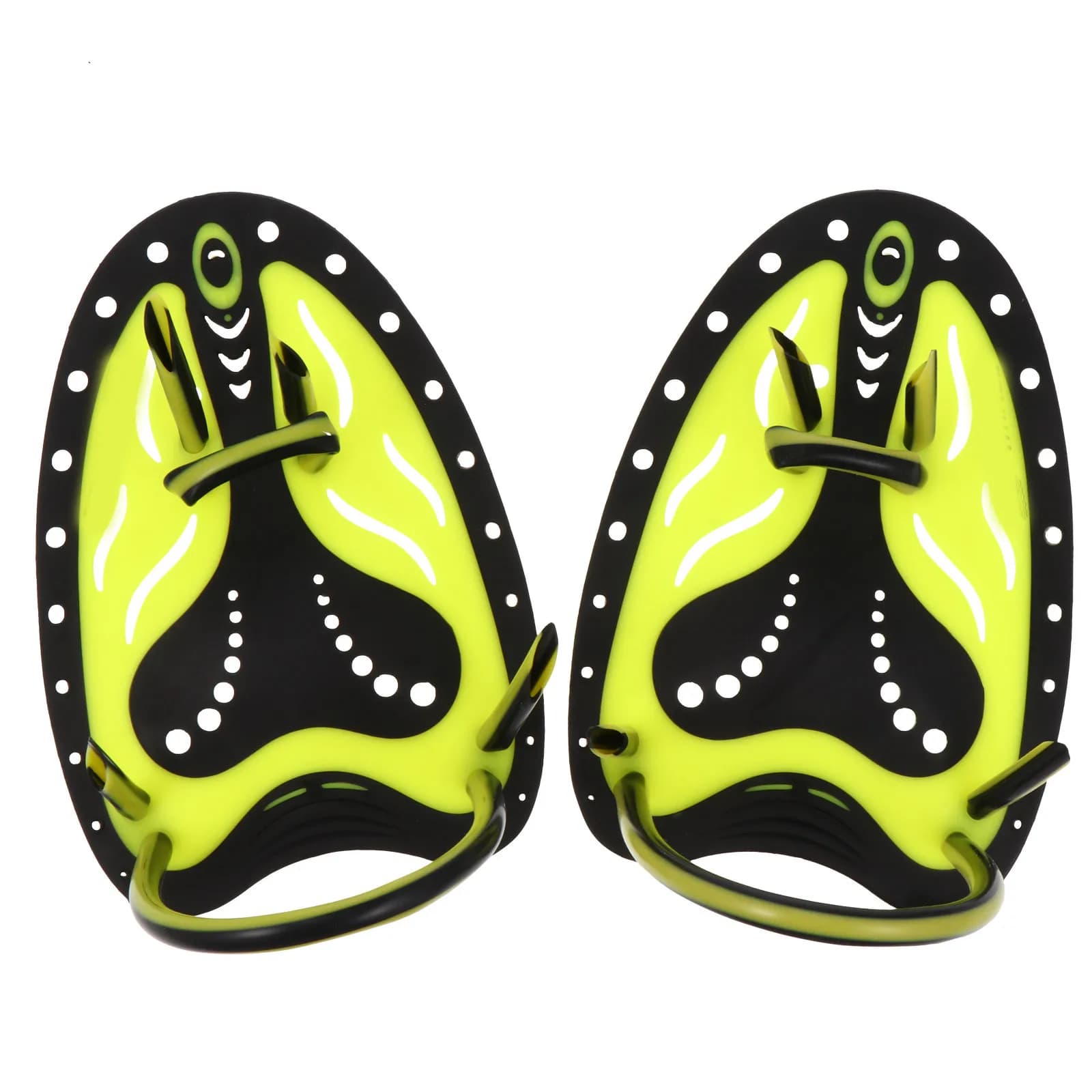 1 Paio di Palette da Nuoto in Silicone Premium Regolabili, Ergonomiche per Nuoto, Immersioni, Snorkeling e Allenamento