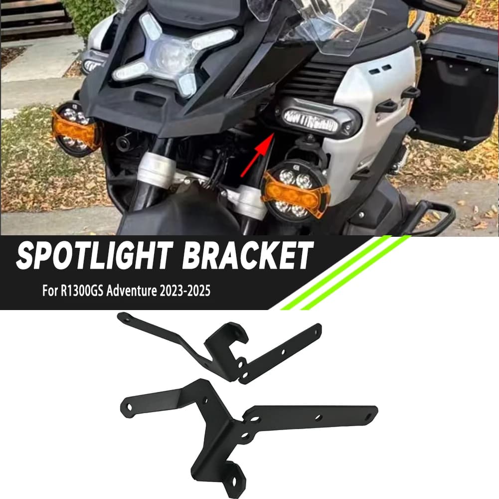 Per BMW R1300GS Adventure 2023 2024 2025: Supporto Ausiliario per Fari Fendinebbia e Fari di Guida Modificati per Moto