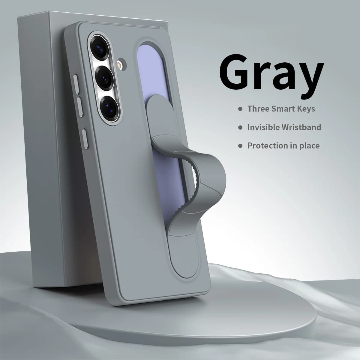 Multifunctional TPU Protective Case with Luxury Silicone Strap for Samsung Galaxy S26 S24 S25 Ultra S23 Plus