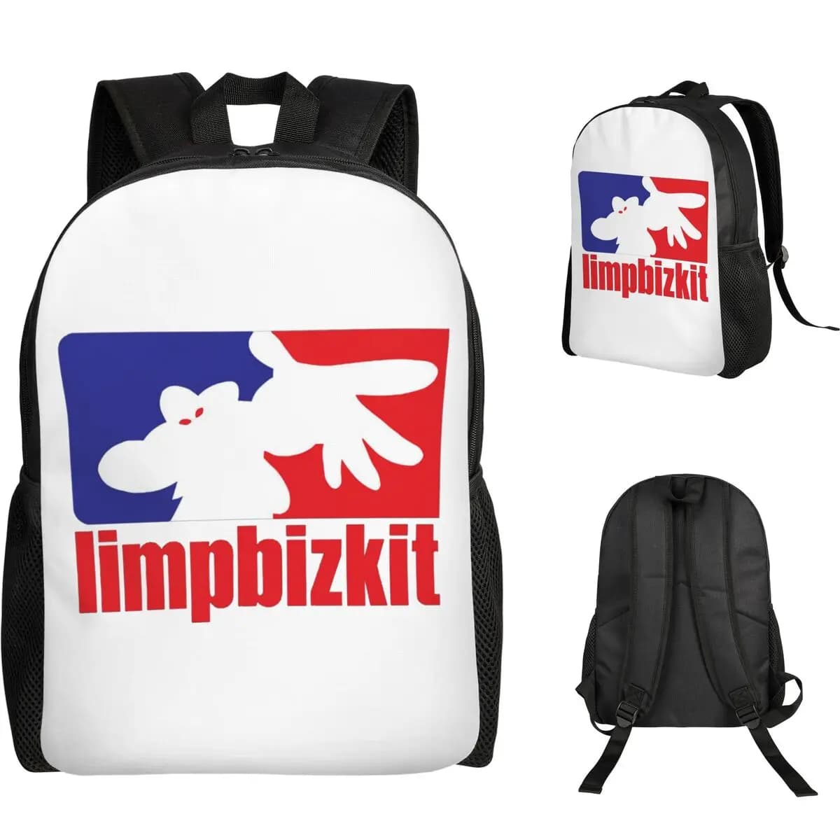 Limp Bizkit Backpack Student Boys Girls BookBag School Bag Computer Shoulder Bags